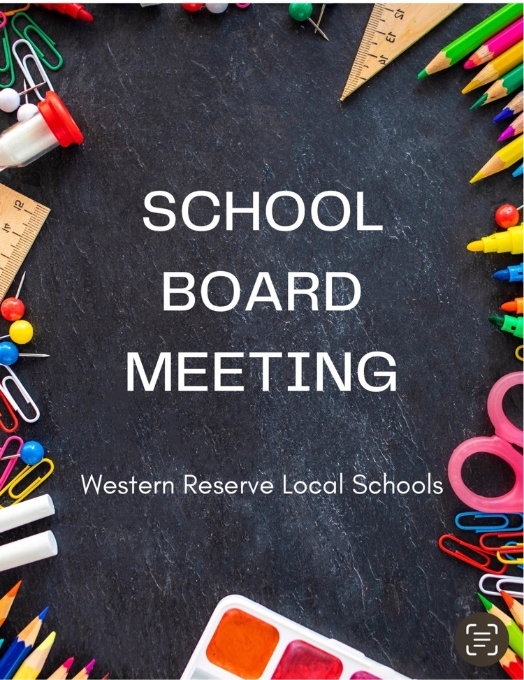 School Board meeting information