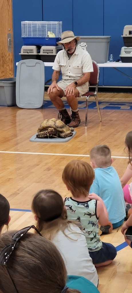 Preschoolers learning about animals.