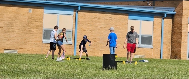 Middle schoolers at Field Day.