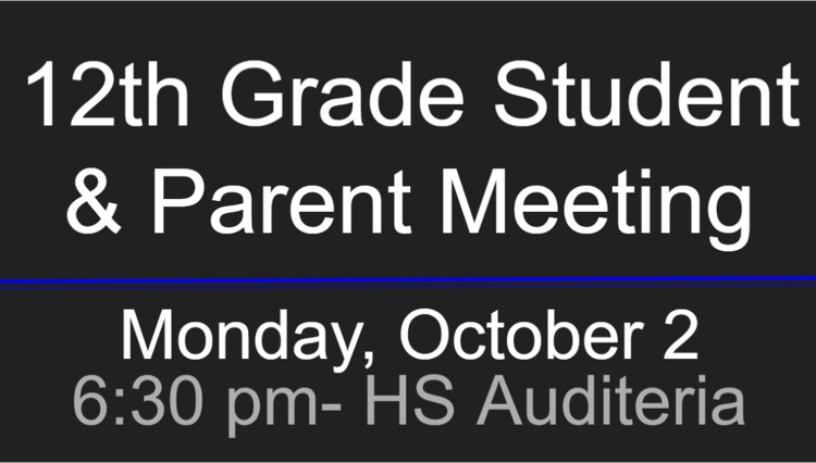 parent meeting information 
