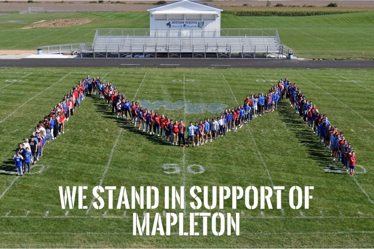 students supporting Mapleton Schools